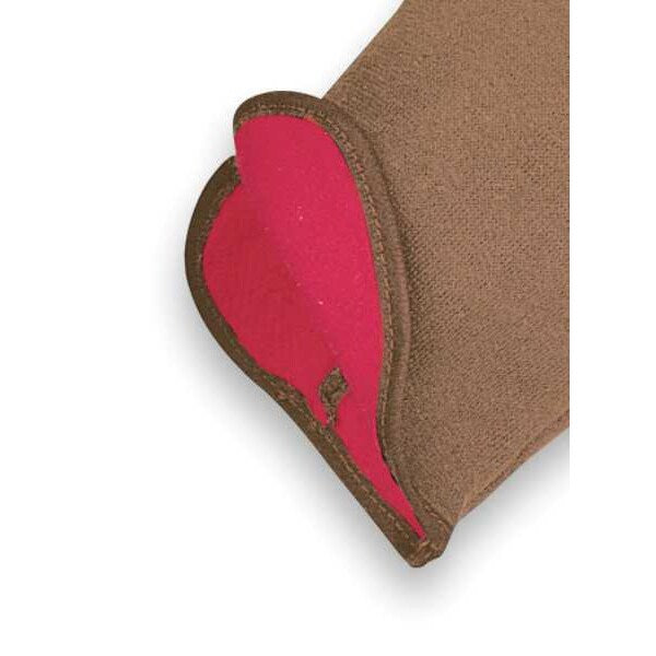 Jersey Gloves, Poly/Cotton, L, Brown, PR