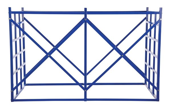 Add-On Horizontal Bar Storage Rack, 48 in D, 48 in W, 15 Shelves