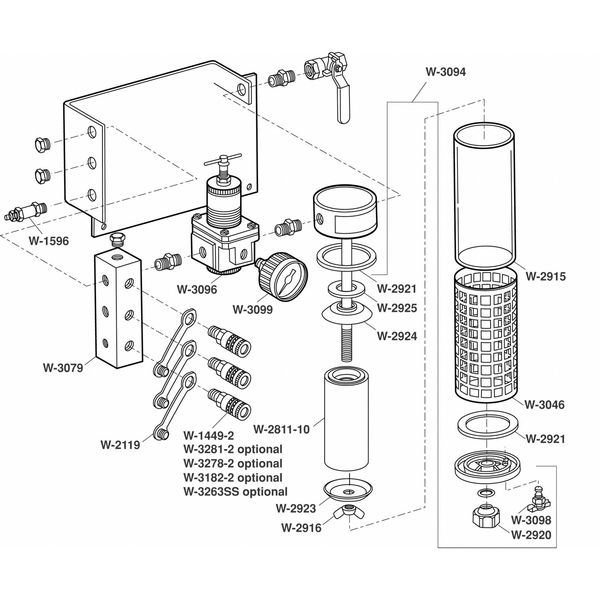 Filter and Regulating Panel