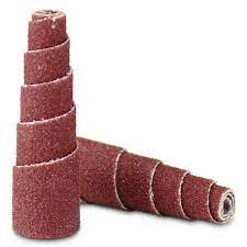 SUPERIOR ABRASIVES, 1/2" Max Roll Diam X 1-1/2" Oal, 60 Grit
