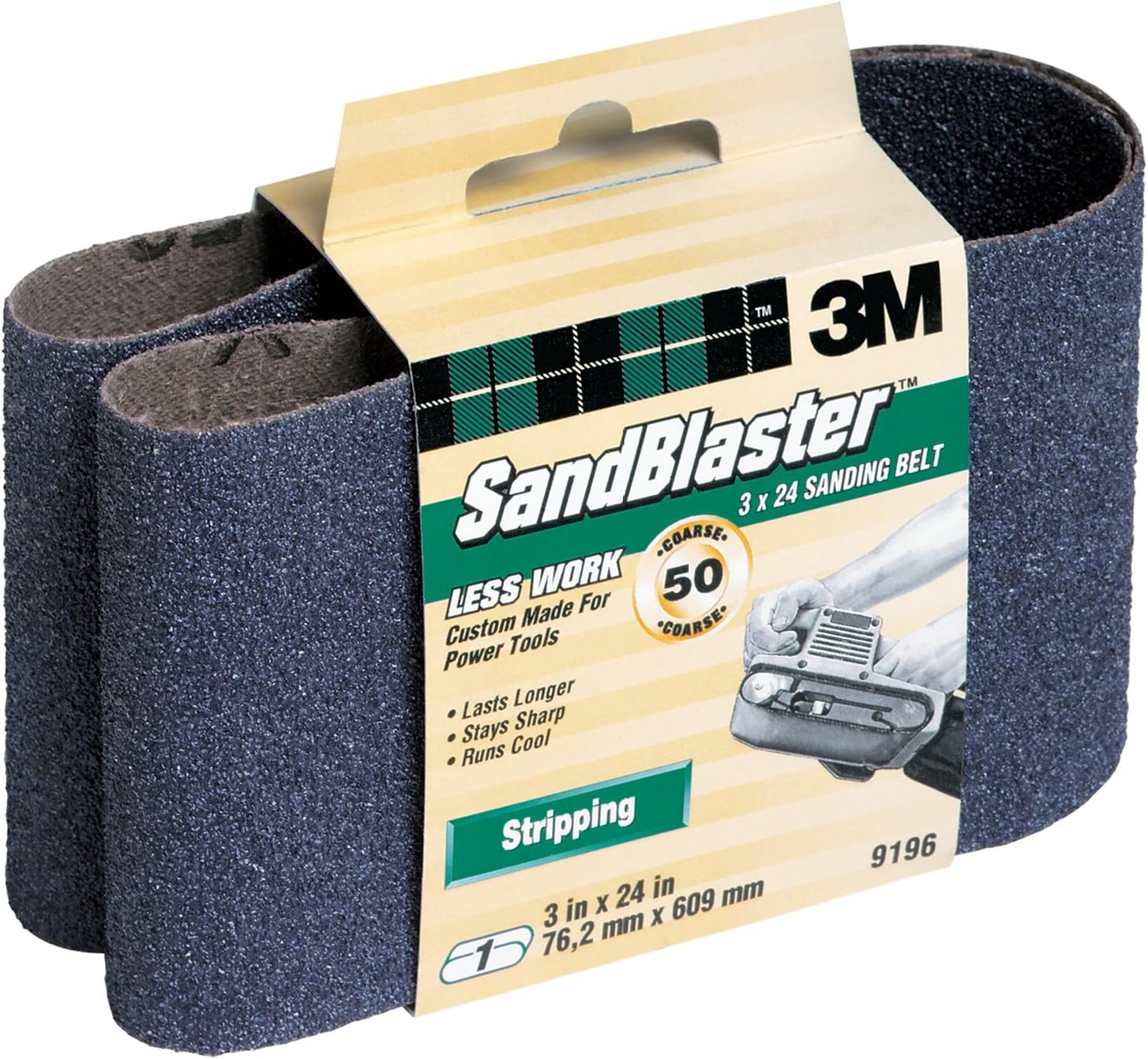 Sandblaster Sanding Belt,9196na,3
