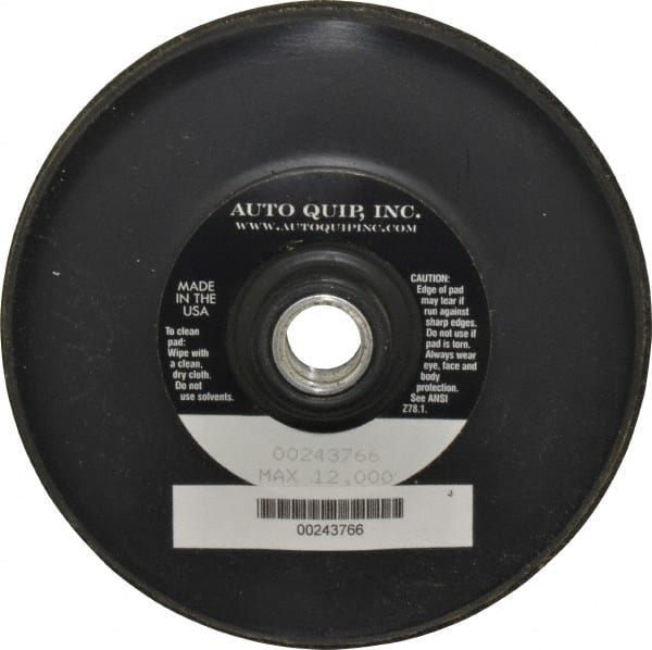 AUTOQUIP, 5" Diam Hook & Loop Disc Backing Pad firm, 12,000 Rpm.