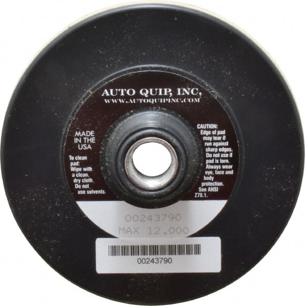 AUTOQUIP, Hook & Loop Disc,  4-1/2" Diam, Backing Pad, 12,000 Rpm.