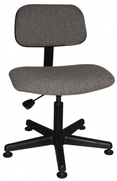 Ergonomic Pneumatic Chaircloth Seat, Gra