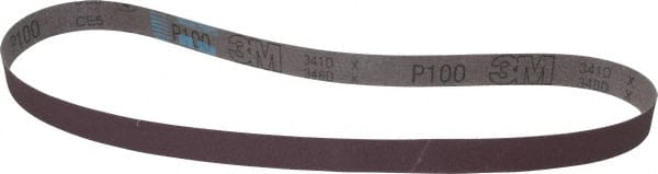 3M, Abrasive Belt, 1" Wide X 42" Oal, 100 Grit, Aluminum Oxide