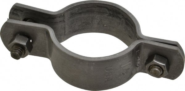 1-1/2" Pipe, Standard Pipe Clampblack, 8