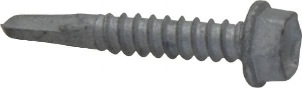 #12, Hex Washer Head, Hex Drive, 1-1/4