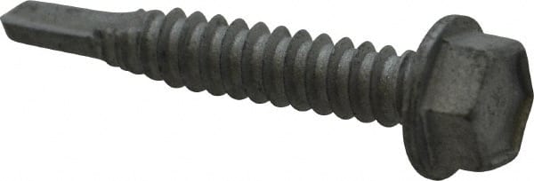1/4", Hex Washer Head, Hex Drive, 1-1/2"