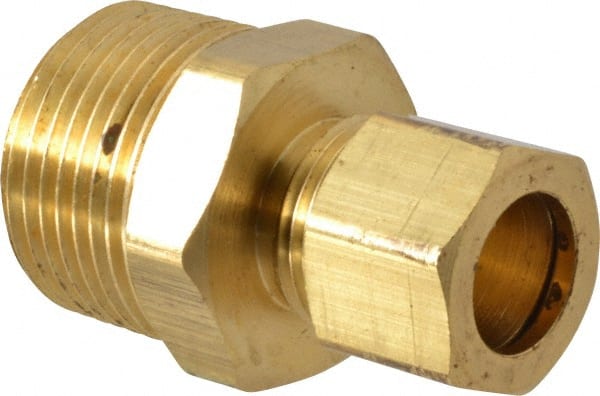 1/2" Od, Brass Male Connectorcomp X Mnpt
