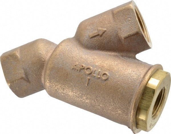 1" Pipe, Fnpt Ends, Cast Bronze Y-strain