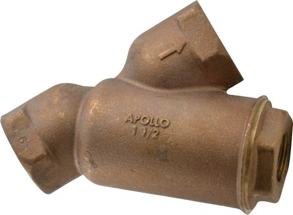 1-1/2" Pipe, Fnpt Ends, Cast Bronze Y-st