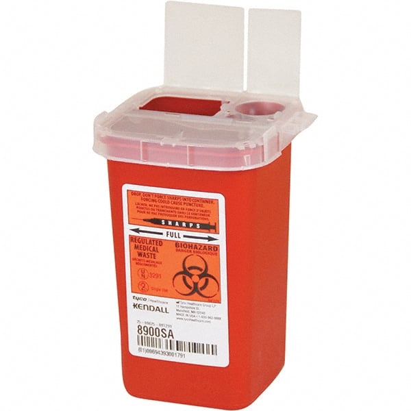 Sharps Container Cabinets; : Surface Mou