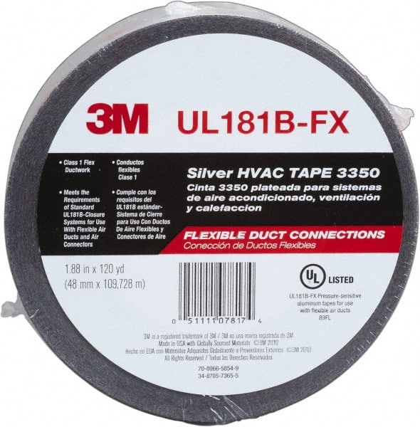 48mm X 120 Yds Silver Foil Tape3.1 Mil,