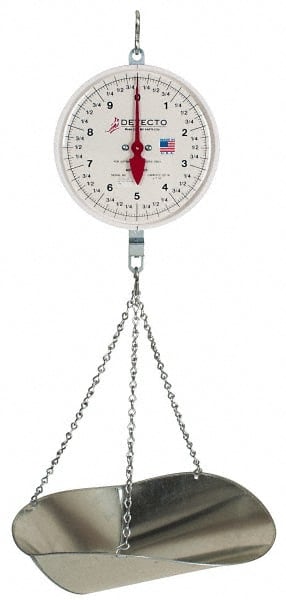 20 Lb. Capacity, 8 Inch Dial Hanging Sca