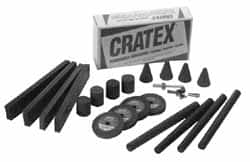 CRATEX, 22 Piece Rubberized Abrasive Point Set blocks