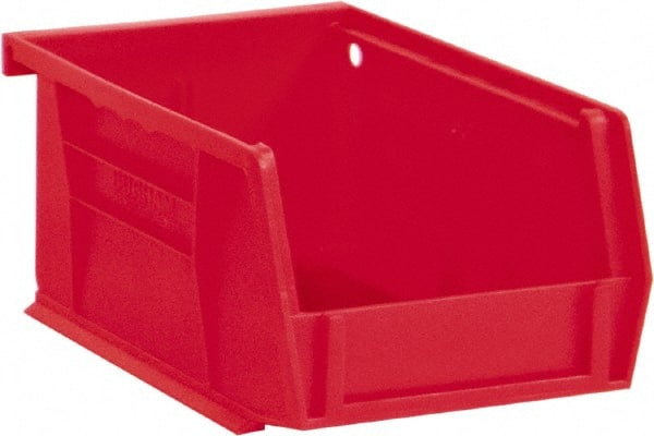 5-7/16" Deep, Red Plastic Hang And Stack