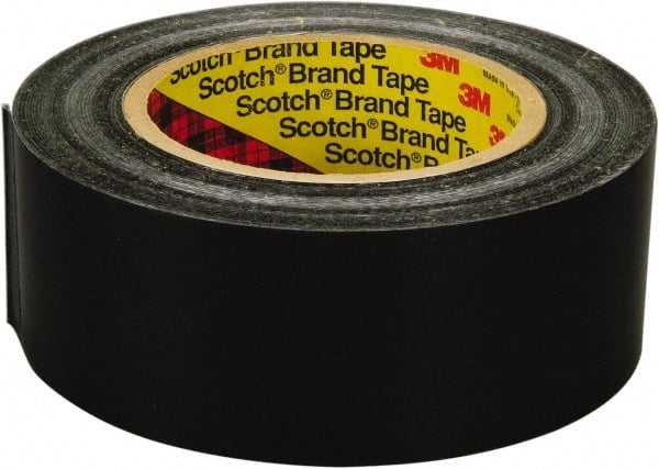 1" X 60 Yd Black Rubber Adhesive Packagi