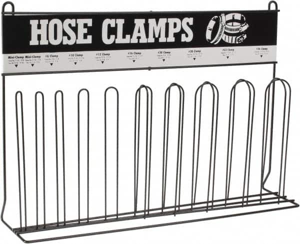 Blue 10 Post Hose Clamp Rack23-1/4