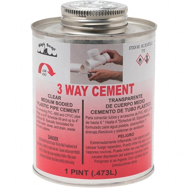 1 Pt Medium Bodied Cementclear, Use With