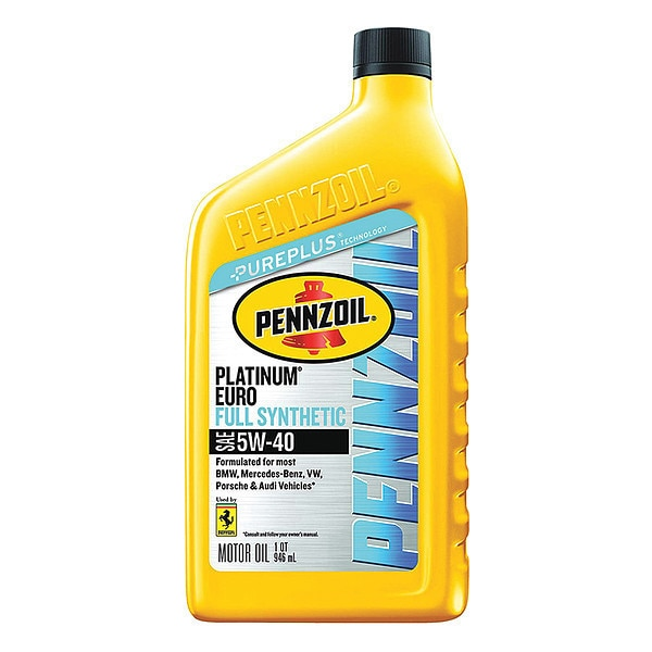 Engine Oil, 5W-40, Synthetic, Euro, 1 Qt.