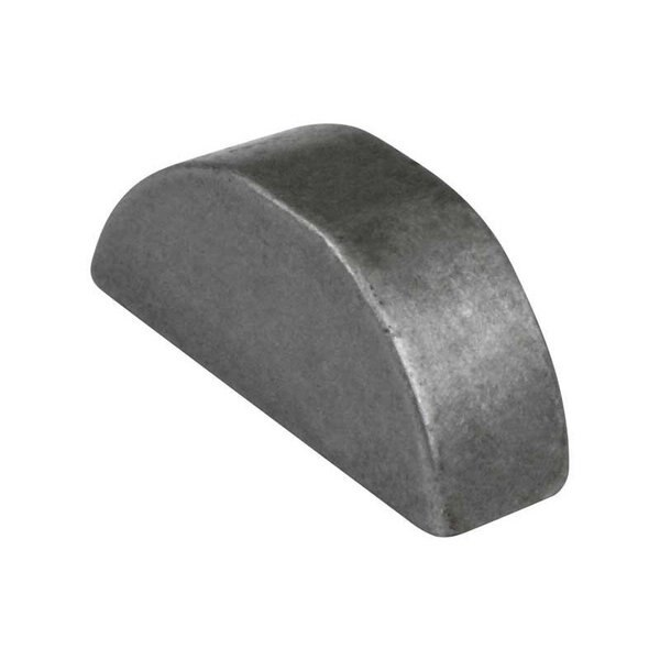 Woodruff Key, 5/216 x 1 in Key Size, 1008 SAE Number, 7/16 in H, Alloy Steel Plain