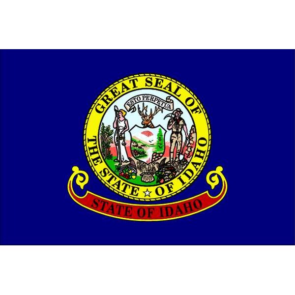 Idaho State Flag,3x5 Ft (1 Units In Ea)
