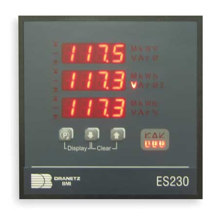 Power Meter,keypad, Ethernet, Modbus (1
