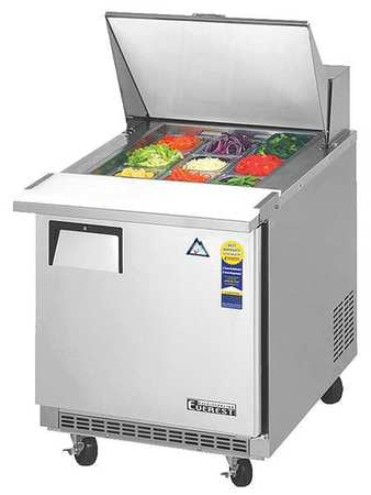 Refrigerated Prep Table,6.5 Cu Ft.,ss (1