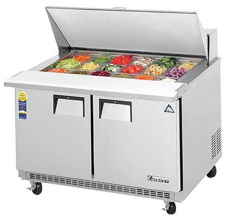 Refrigerated Prep Table,11.8cu Ft.,ss (1