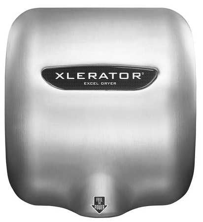 Hand Dryer, Fixed,stainless Steel (1 Uni
