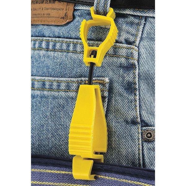 Glove Guard Clip, Yellow Blank (1 Units