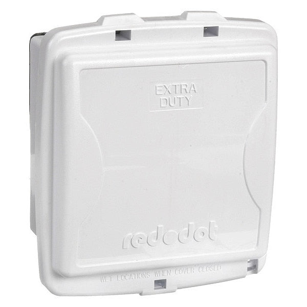 While In Use Weatherproof Cover,white (1