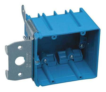 Electrical Box,adjustable,2 Hubs,pk16 (1
