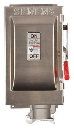 Safety Switch,600vac,3pst,60 Amps Ac (1