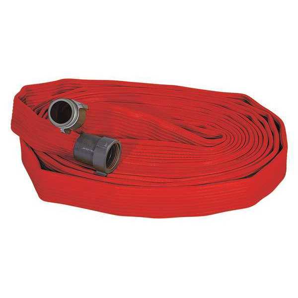 Attack Line Fire Hose, 50 ft., Red