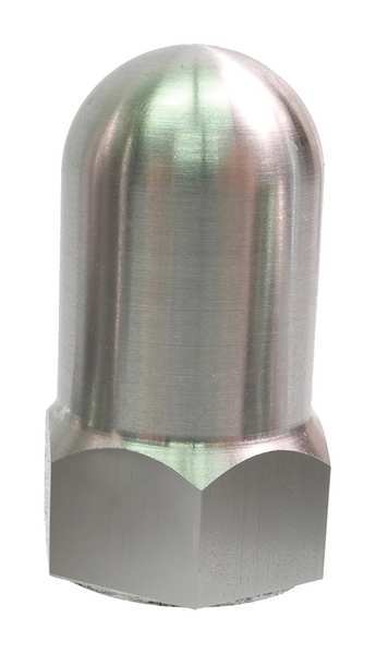 ZORO SELECT,Cap Nut,1/2-13,gr 6061,aluminum,natural