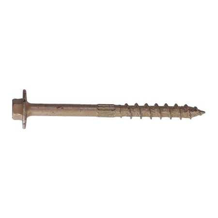 Wood Screw,3 In.l,5/16 Hex Head,pk12 (1