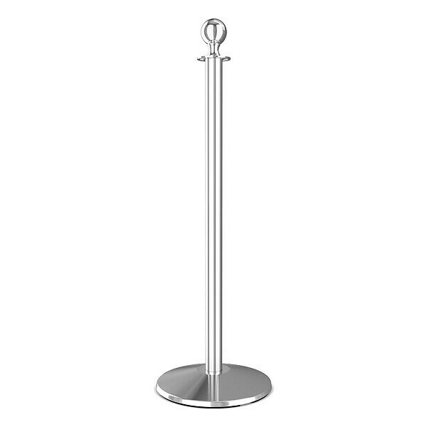 Ball Top Rope Post,polished Chrome (1 Un