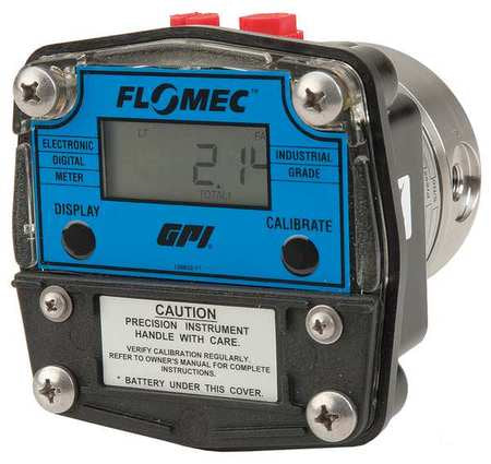 Flowmeter,oval Gear,495 Psi,1/4" (1 Unit