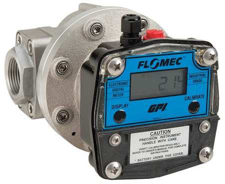 Flowmeter,oval Gear,990 Psi,1" (1 Units