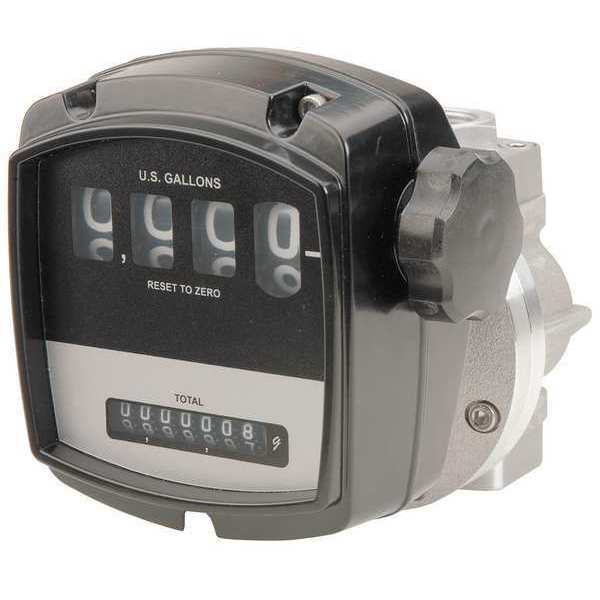 Flowmeter,oval Gear,290 Psi,1" (1 Units