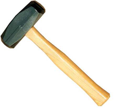 Hand Drilling Hammer,4 Lb.,wood Handle (