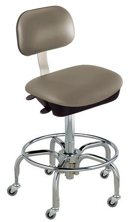 Chair,class 10 Clean,vinyl,gray (1 Units