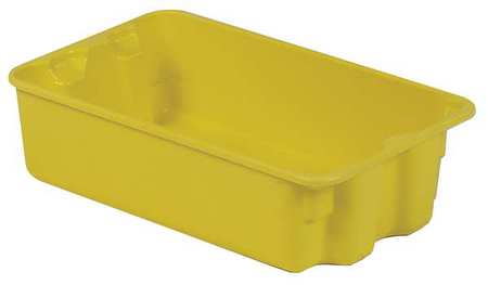 Stack And Nest Bin,17-7/8 In L,yellow (1