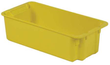 Stack And Nest Bin,24-1/8 In L,yellow (1