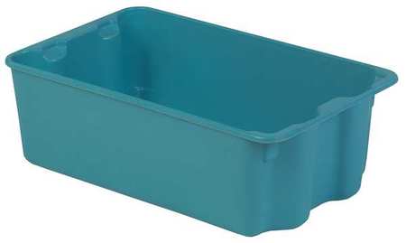 Stack And Nest Bin,24-5/16 In L,blue (1
