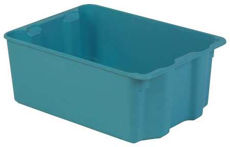 Stack And Nest Bin,25-5/16 In L,blue (1