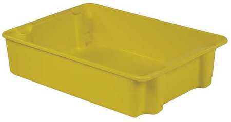 Stack And Nest Bin,34-1/8 In L,yellow (1