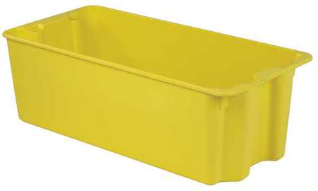 Stack And Nest Bin,42-1/2 In L,yellow (1
