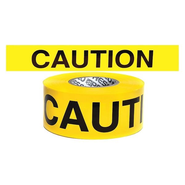 Barricade Tape, Caution, Yellow, 500ft
